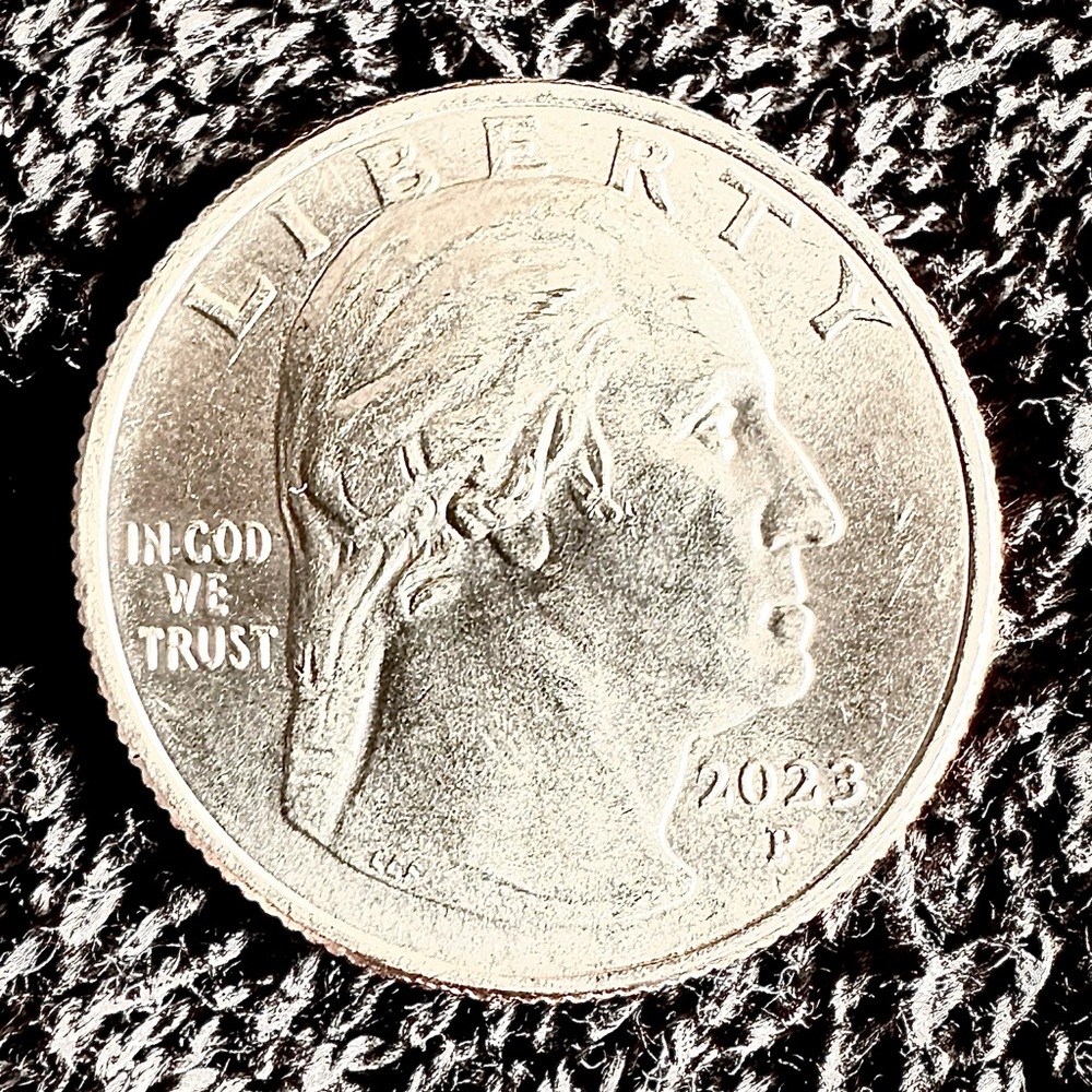2023 D Washington Quarter Error Coin " Minted " In Cod We Trust"